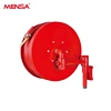 Wall mounted super lay flat used strength fire hose