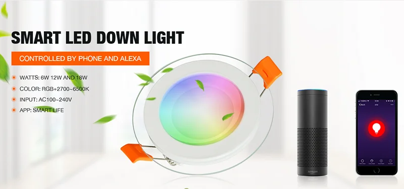 Indoor led lights -Zigbee smart home -smartphone control -app dimming & muliticolored zigbee light bulb 9w - ANKUX.COM