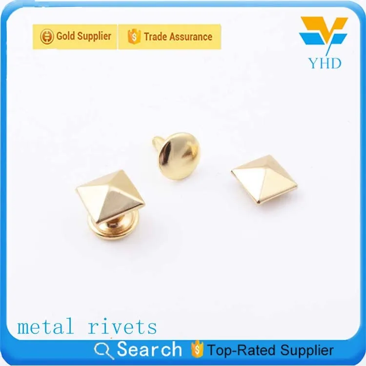 wholesale fashion decorative metal studs sizes grommets for handbags