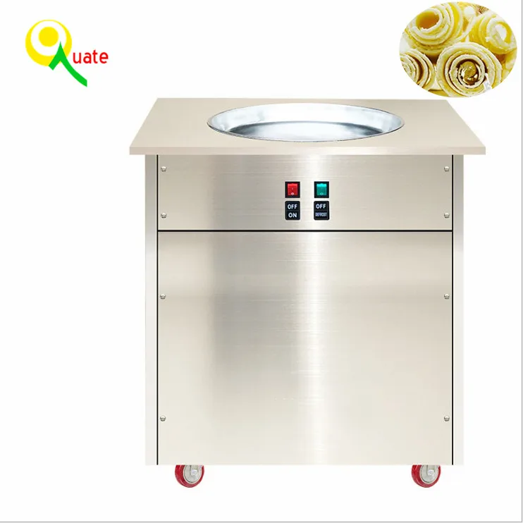 Mobile Fried Ice Cream Machine Rolling Rolls stir fry ice cream roll machine