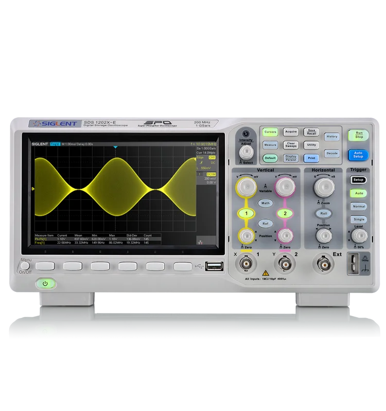 SIGLENT SDS1202X-E... DSO 2 canales osciloscopio digital 200MHz osciloscopios