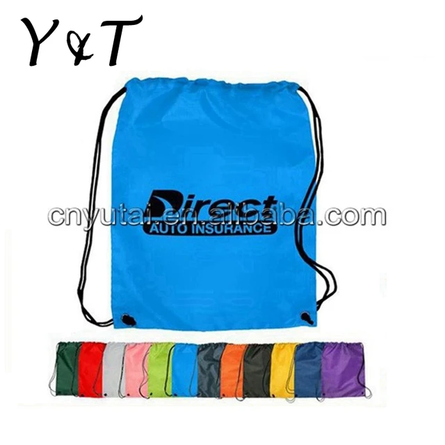 top quality hotsell ripstop 420d nylon drawstring bag