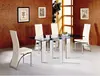 MATRIX GLASS DINING (office) TABLE AND CHAIRS S8