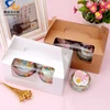 Jingyida Manufacture Cake Packaging Box Custom Transparent Food Cake Paper White Gift Box Hot Selling Box For Cake