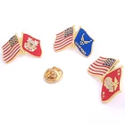 Button Garment Badge Buttons Flag Badges Pins Button Garment Good Quality Mini Badge
