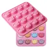16 Cave Pig Ice Cake /Soap Mold Silicone Mould For Jelly Candy Chocolate