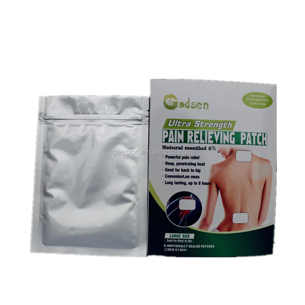 China supplier self-adhesive OEM offered herbal cooling pain relieving gel patch