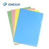 Custom PP Plastic A4 Clear L Shape Presentation File Folder with Report Cover Single Cover