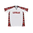 2019Hot Sale Men's Custom 2 button Short Sleeve Baseball T Shirt