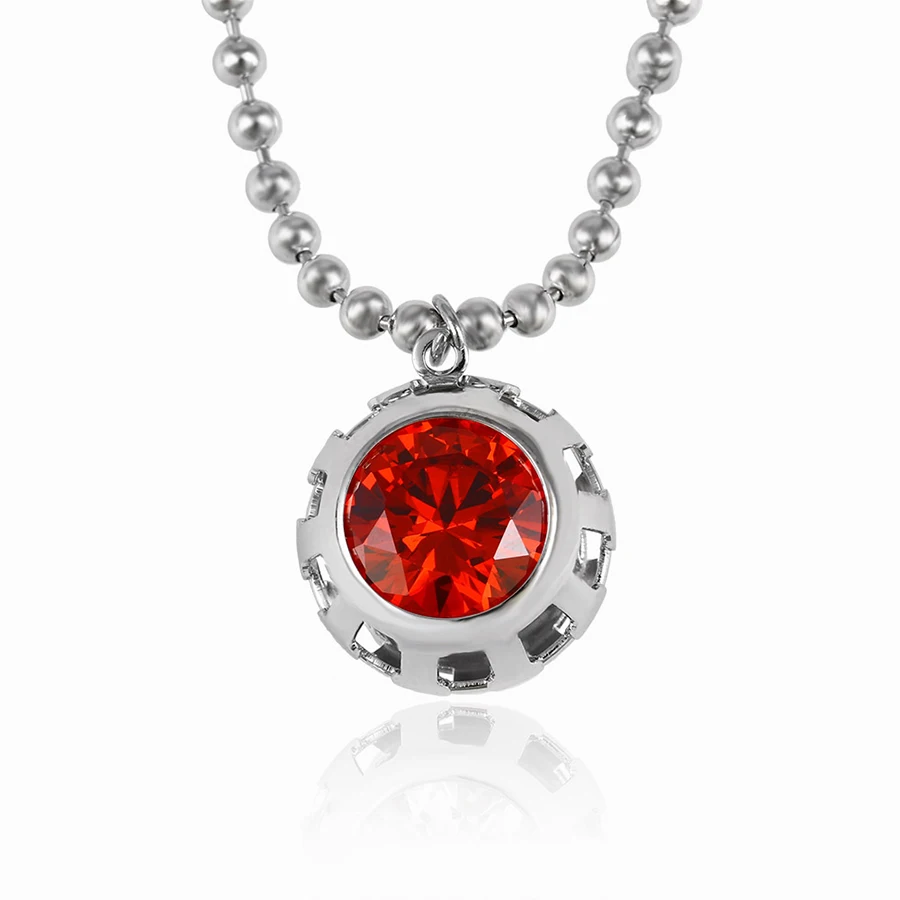 00152 xuping ball dubai gold jewelry necklace,ruby stone