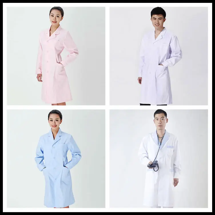 Product Promotion Guangzhou wholesale clothing linen doctor lab coat for women