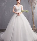 Hot sale & high quality beautiful white bridal wedding dress gown