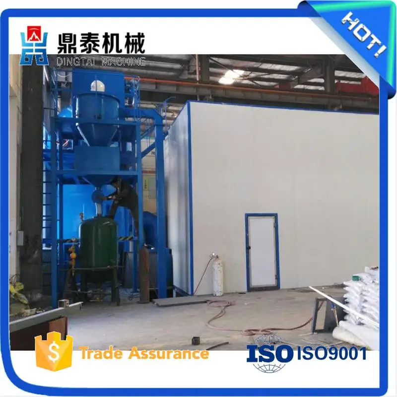 Safety sand blasting room, used in heating special parts