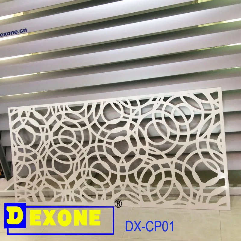 Metal Laser Cut Perforated Garden Screens as decoration