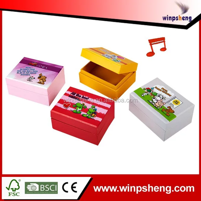 music box for girlfriend gift/heart music box