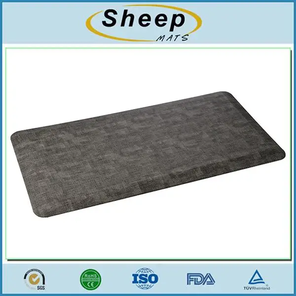 New style durable comfortable leather anti fatigue kitchen mat