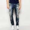 new model jeans pants ripped hip-hop stylish jeans casual wear for men