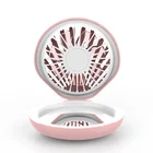 Women Portable Hand Free Battery Operated Mini Fan with Mirror For Gifts