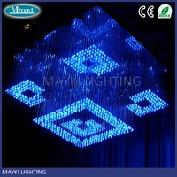 Customized Colors Changing Fiber Optic Chandelier
