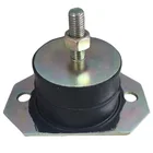 Vibration Damper Rubber Feet Molded Tapered Rubber Iron Vibration Isolation