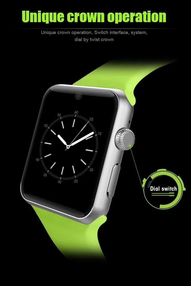 2016 DM09 Bluetooth Smart Watch 2.5D ARC HD Screen Support SIM Card SmartWatch Magic Knob For IOS Android System