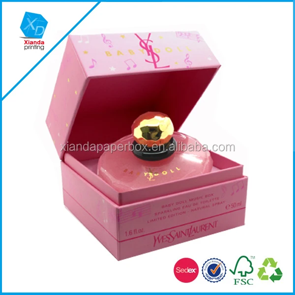 custom make gift set paper box, cosmetic packaging perfume