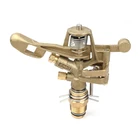 8041 Agricultural Irrigation Adjustable 3/4 Metal Brass Copper Impact Water Sprinkler Nozzle Head