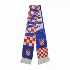 printing promotional custom jacquard soccer football scarf