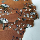 hot sale screen printed soft crepe clothing 100 rayon fabric