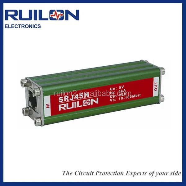 POE Ethernet Surge Protector Thunder Arrester Thunder POE Gigabit CAT5 Cat6
