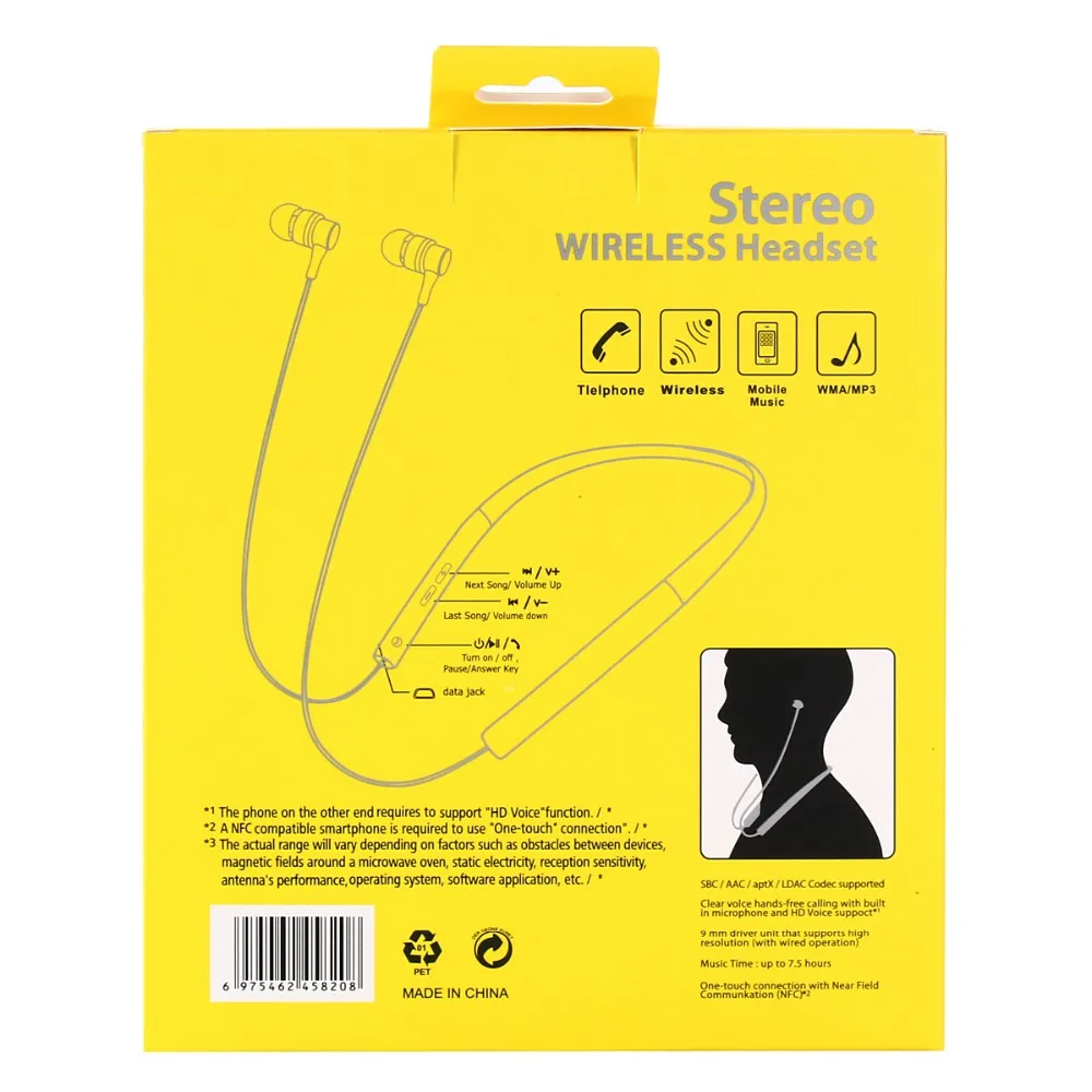Wholesale Hands-Free Stereo Neckband Headset - ANKUX.COM