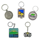Oneway Wholesale Souvenir Keyring Custom Brand Logo Metal Keychain Promotional