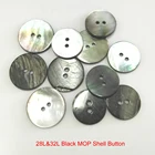 Big high quality black MOP natural shell button