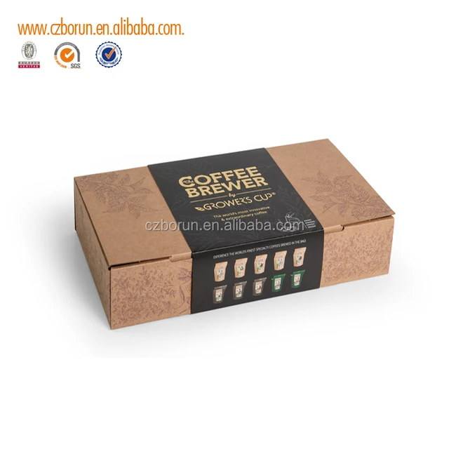 custom made offset printed cardboard carton box for tea