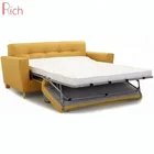 Latest Modern Furniture Fabric Couch Set I Shaped Sofa Bed In Living Room