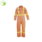 Twill Cotton Firehouse Uniforms Resistant Insulated Fire Fighter Protective Rescue Fireproof Suit Uniform