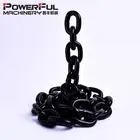 G80 Welded Long Short Black Steel Iron Heavy Duty Anchor Lifting Link Chain