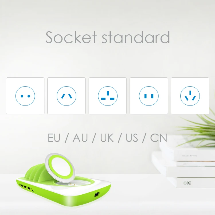 Desktop Usb Multi Charger 4 Port Multi Usb Cell Phone Charging Station For Iphone