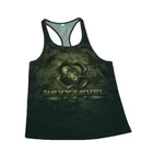 Wholesale camo gym singlet stringer tank top