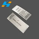 Customized Satin Wash Care Printing Labels For Clothing