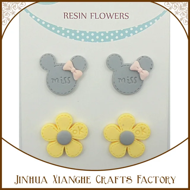 high quality promotional gift resin set embellishment, custom