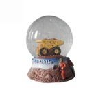 Cheap Custom Unique Made Chile Resin Gift Souvenir City Mini Crystal Snow Globe