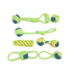 Custom Dog Rope Toy Tough Chew Ball Rope Toy Set for Puppy Small Middle Dogs