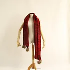 Factory Price Wholesale 100% Acrylic women fashion superior long striped lady scarf