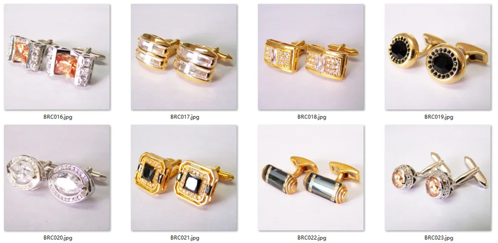 Gold custom cufflinks brass coin holder cuff link blanks.png