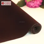 Promotional cotton backing velvet flock fabric for contemporary upholstery light blue With Stable Function