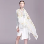 fabric printing cotton tie blank silk scarves for dyeing