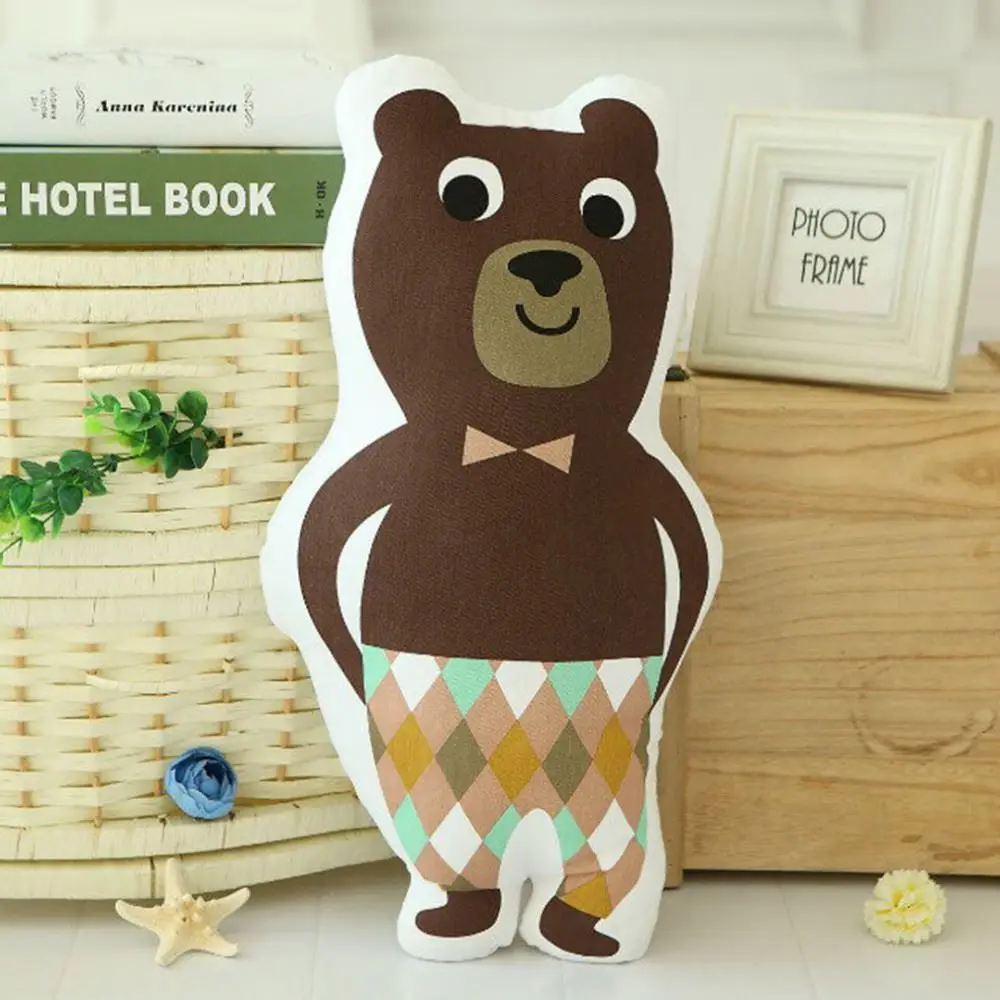 2016 Hot Sale Children Baby Robot/Bear Cartoon PP Cotton Safe Comfortable Touch Pillow Northern European Style Home Decoration