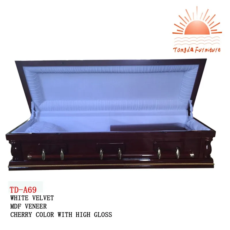 Td A69 Wholesale Full Couch Wooden Caskets With Handles Buy
