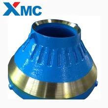 Ore mining machinery wear parts crusher spare part concave steel mantle bowl liners for QH331/CH430/H3800
